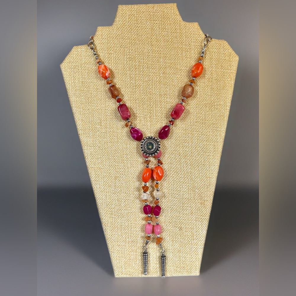 FREE PEOPLE Multi-Color Beaded Necklace